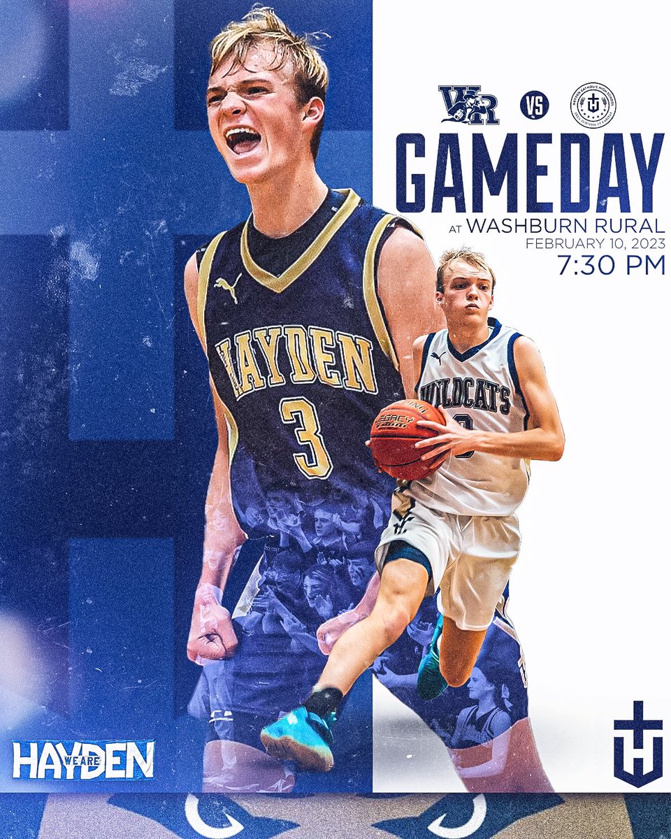 Gameday

🆚 Washburn Rural
⏰ 7:30 p.m.
📍Washburn Rural High School
#WeAreHayden