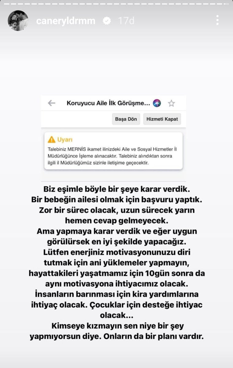 planetaseriesof's tweet photo. 🚨| A irmã mais velha de Hande Erçel, Gamze Erçel, anunciou que ela e seu marido, Caner Yıldırım, se inscreveram para ser uma família adotiva para um dos bebês que perderam seus pais no terremoto. https://t.co/sWGfeIjt89