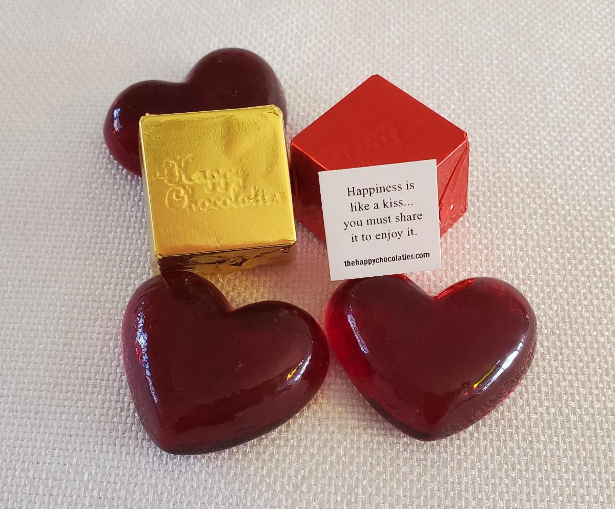 HappyChoclatier's tweet photo. "Happiness is like a kiss...you must share it to enjoy it." Thought for Valentine's Day inside one of our delightful chocolate truffle Cubze!

Shop: https://t.co/DfAMQfzZjX

#valentinesday #chocolate #happiness #love #kiss #spreadchocolatehappiness #valentine #valentinesgifts https://t.co/sOe0jMI1eD