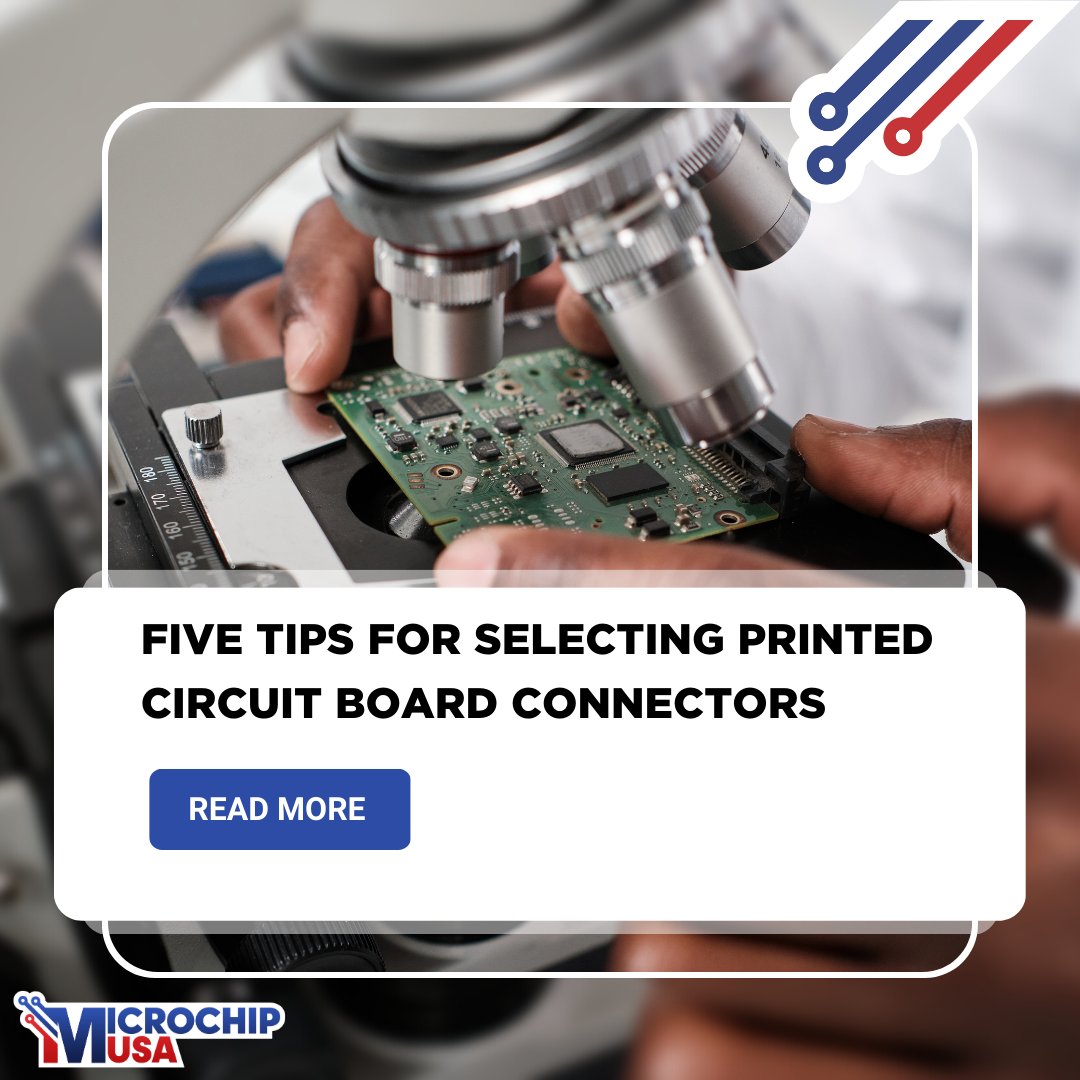 MicrochipUSA's tweet image. Don&apos;t get tangled up - selecting the right #PCBconnector depends on a careful evaluation of factors such as contacts, environment, material and more! 😁

microchipusa.com/five-tips-for-…