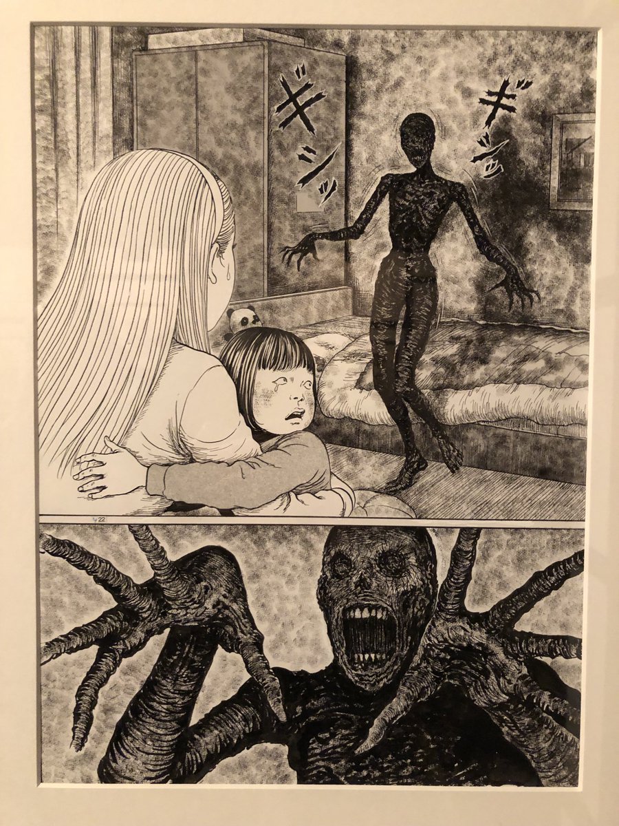 Junji Ito, ⁦@bdangouleme⁩ 2023 exhibition 