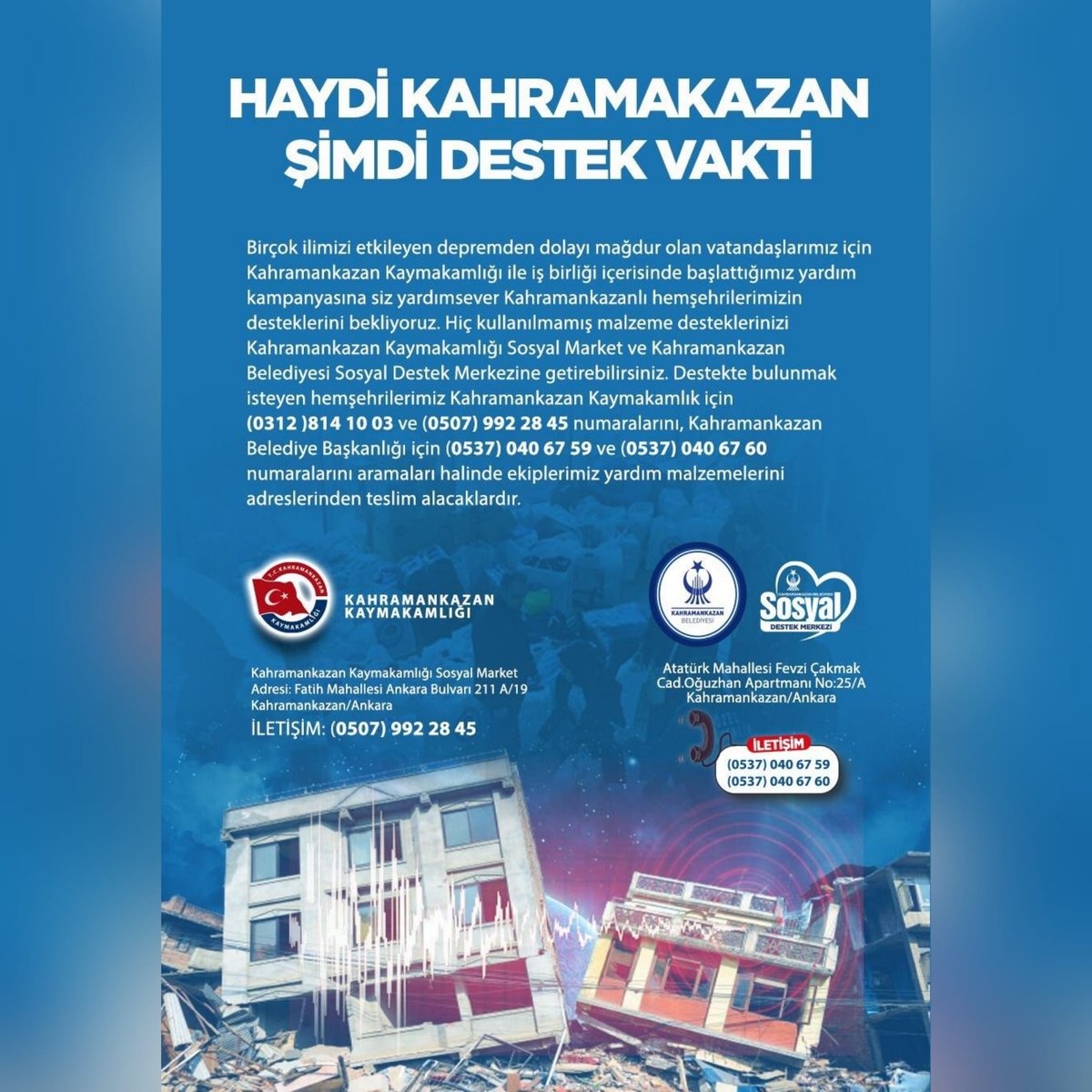 Kahramankazan Kaymakamlığı (@tckahramankazan) on Twitter photo 