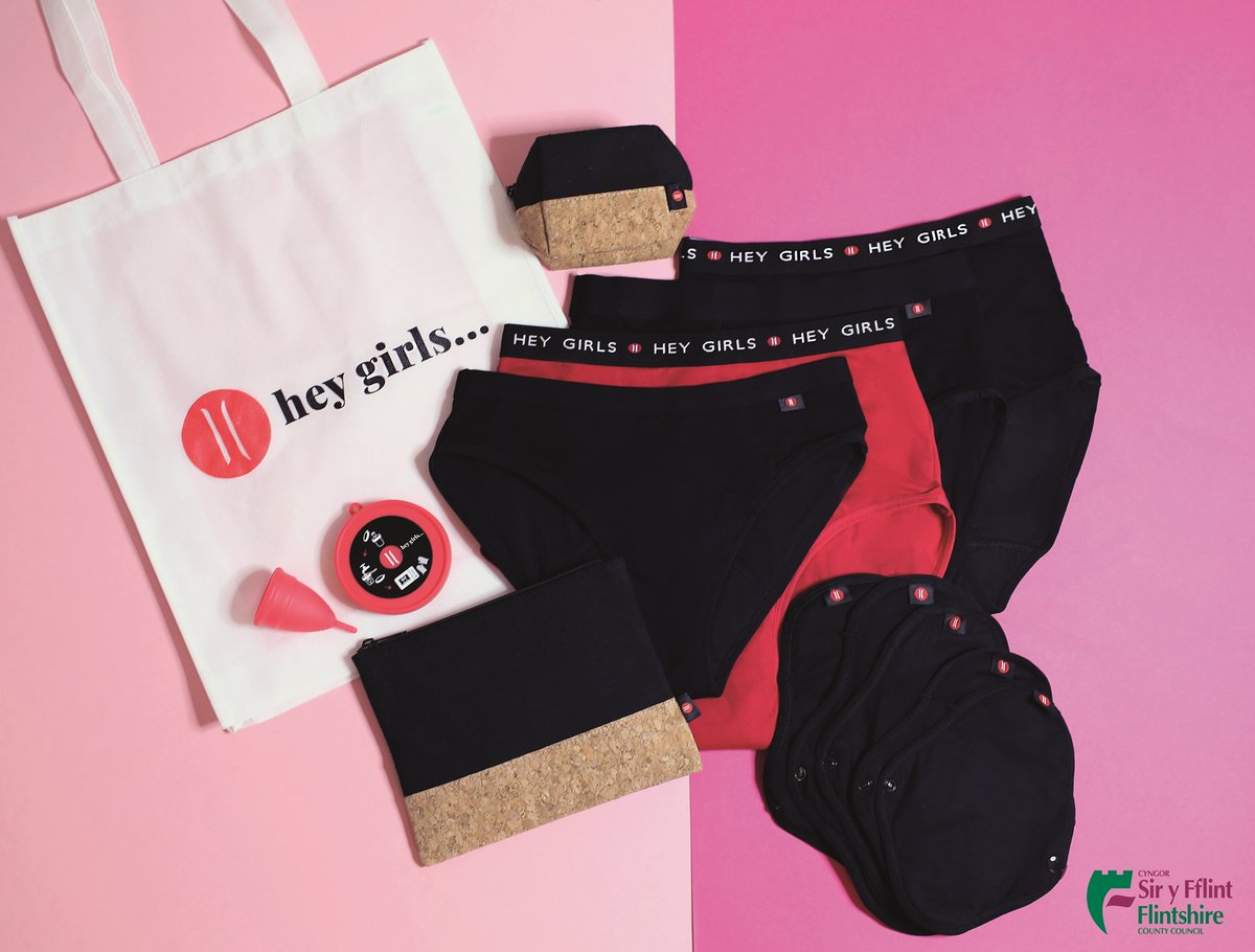 FlintshireCC's tweet photo. Girls aged 8-18 in Flintshire schools can order a free delivery of reusable products or three months’ supply of disposable products

Find out more 👉 https://t.co/rjw8CMGyl1 https://t.co/d6RjsPGgDo