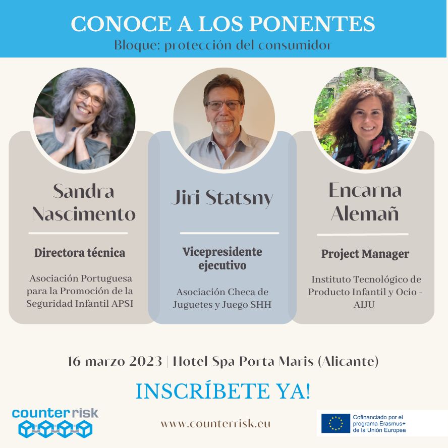 AIJU_Tecnologi's tweet photo. En el evento #CounterRisk abordaremos aspectos esenciales como los peligros que entrañan los #productosfalsificados ❌para la #seguridad de los niños, cómo fomentar la confianza de los #consumidores o retos a la hora de protegerse de las #falsificaciones
👉https://t.co/GYwu49upsI https://t.co/BLn1Gwk5FK