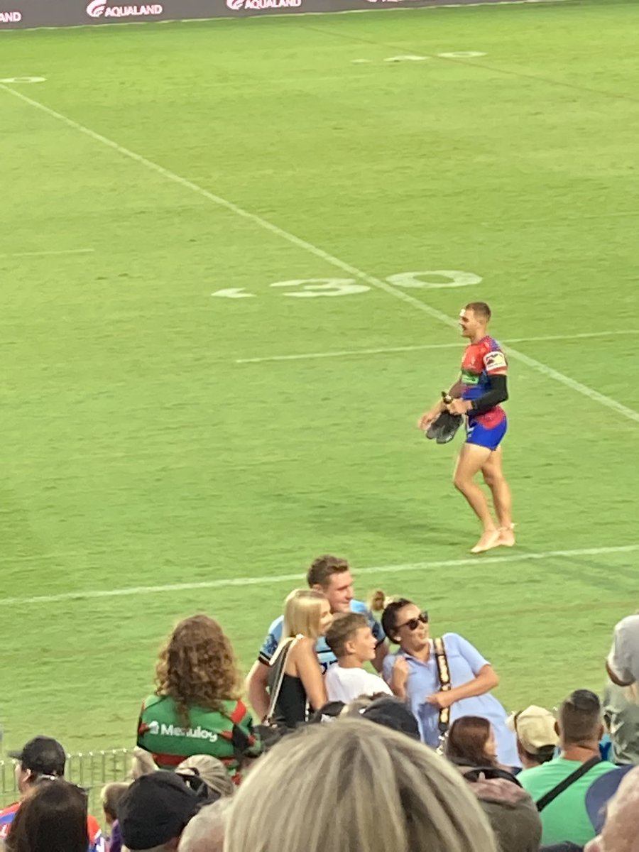 This lad went really well, we did not need to give up Max #nrlKnightsSharks