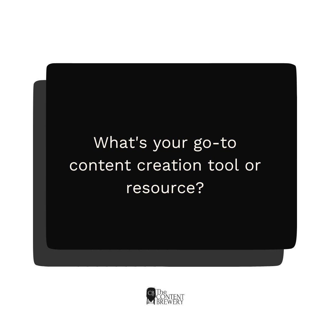 ContentBrewery's tweet photo. What's your go-to content creation tool or resource?
#contentcreation #tools #creativity #copywriting #contentmarketing
#digitalmarketing #contentcreationtips #contentcreationideas https://t.co/Grp3UTS1CP