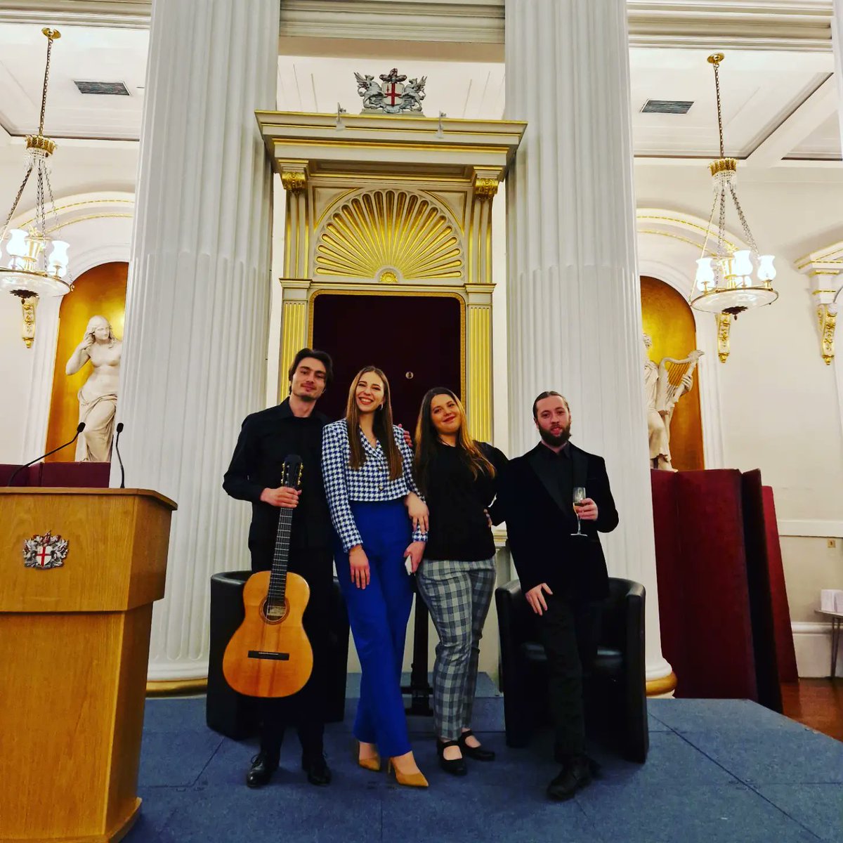 stefpassamonte's tweet photo. Bravo to the LPMAM students for their great performance this evening at Mansion House! A fantastic lecture by Michael Mainelli on the future of Education&Technology in the gorgeous Egyptian Hall. #wcoeducators #franklinlecture #mansionhouselondon #egyptianhall #LPMAMPresident https://t.co/ppCvnmFvpd