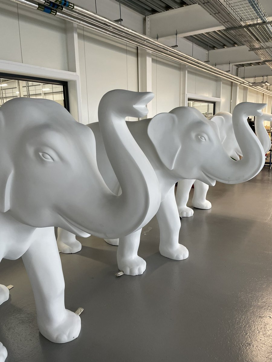 Well done to everyone who helped safely deliver the elephants for the <a href="/HavensHospices/">Havens Hospices</a> <a href="/herdinthecity/">Herd In The City</a> trail happening in #Southend this year. 🐘