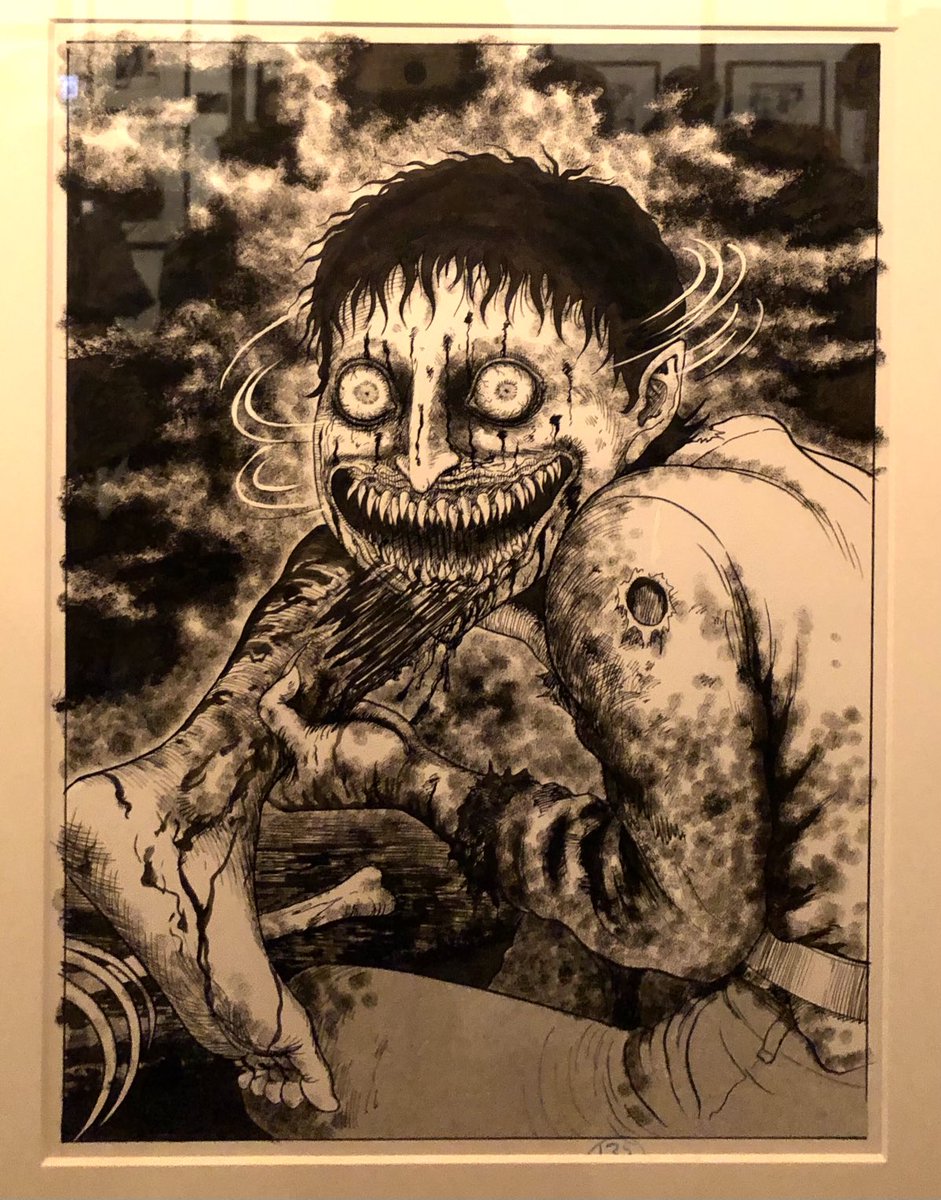 Junji Ito, ⁦@bdangouleme⁩ 2023 exhibition 