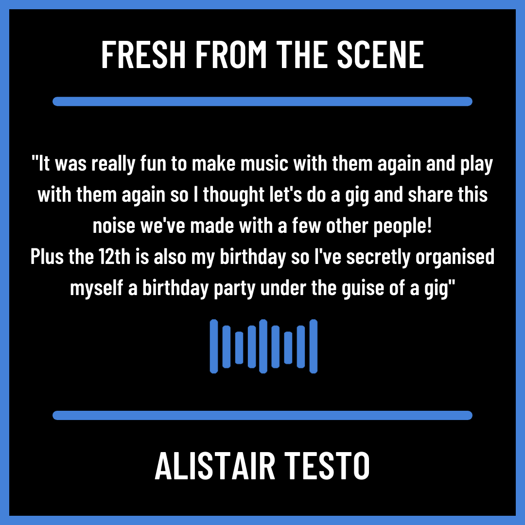 FFTScene's tweet photo. Today’s special guest joining @Ruubez &amp; appearing on #FFTS is the spectacular @AlistairTesto!

We had a chat about about going solo, new music, social media and playing The Crofters Rights in Bristol!!

Live now on @applepodcasts, @spotify, @audioboom etc

https://t.co/xhZMTQcKAW https://t.co/7ObEXAk6CR