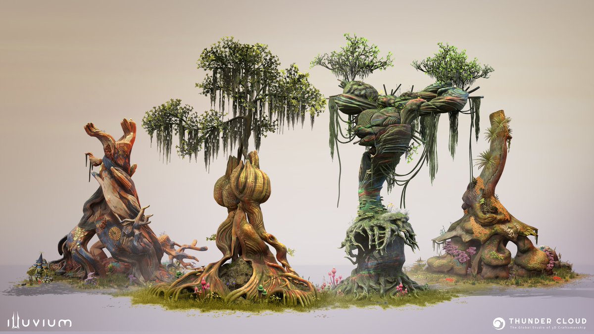 ThunderCloudStu's tweet image. "Working with Thunder Cloud is amazing. We hand over concepts and get flawless results every time." - kind words from Grant Warwick, co-founder of @illuviumio 🥰 Explore marvelous 3D plants by our dedicated art team at:
artstation.com/thundercloudst…
#GameArt #outsourcing #ThunderCloud
