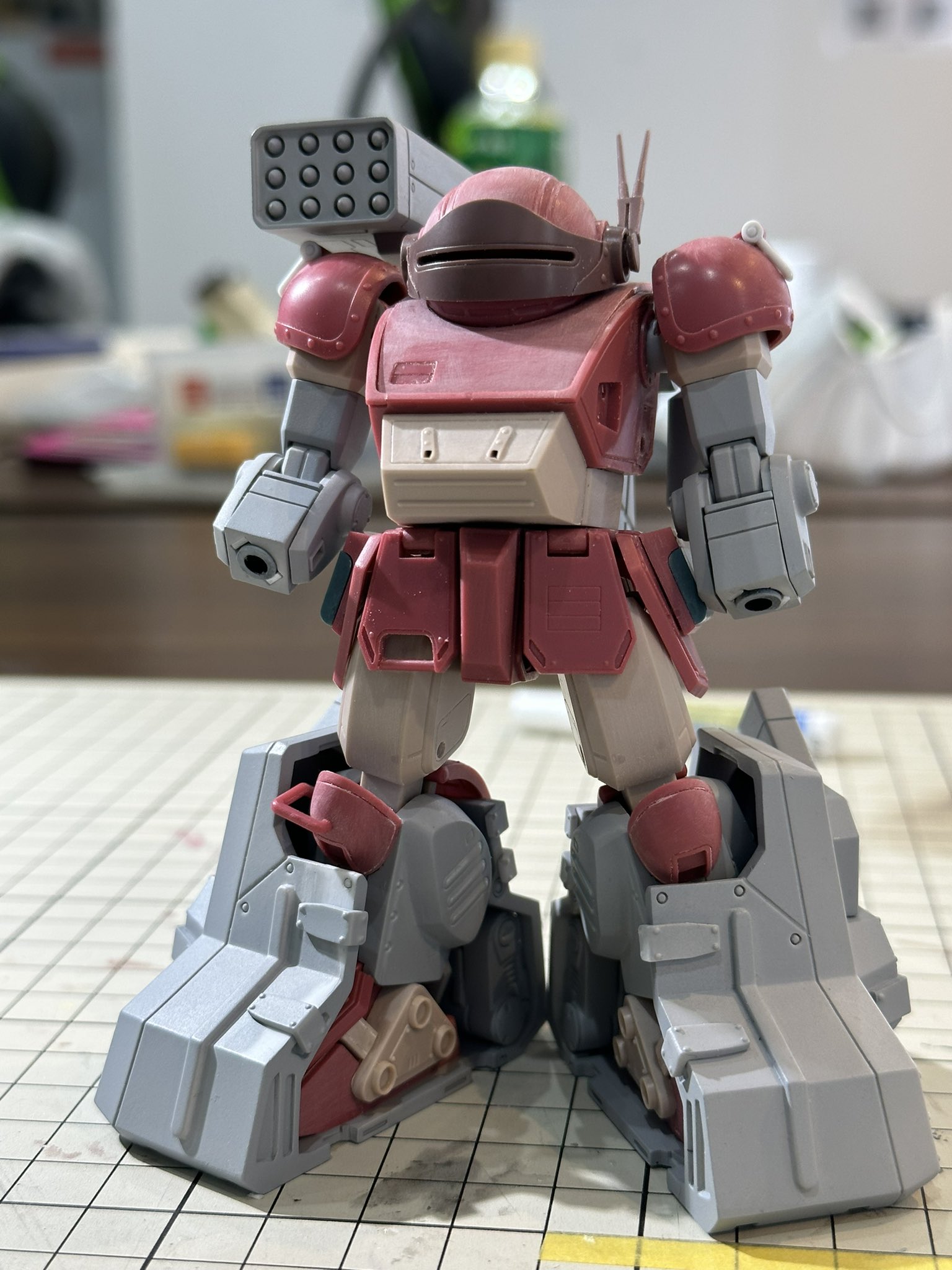 くらぶファンタスト ボトムズ スコープドッグ 雪上戦使用 改造 くらぶファンタスト ボトムズ スコープドッグ 雪上戦使用 改造