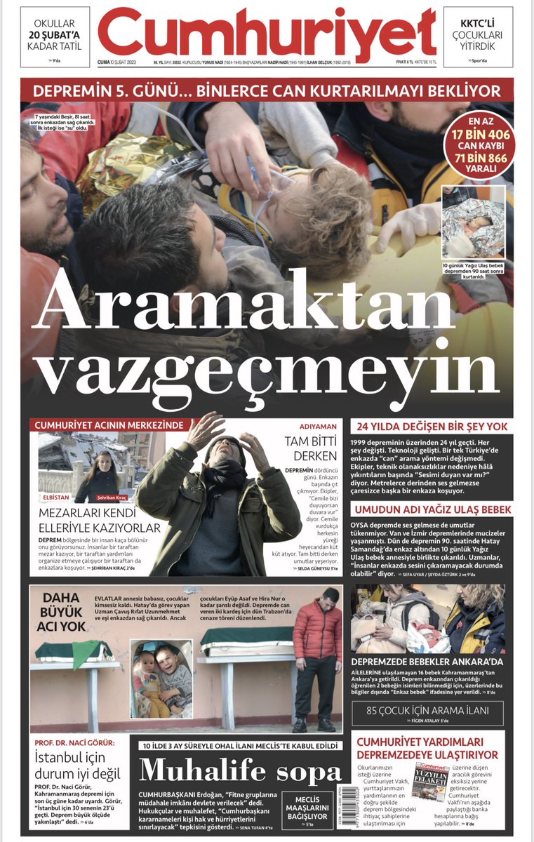 Cumhuriyet tweet media