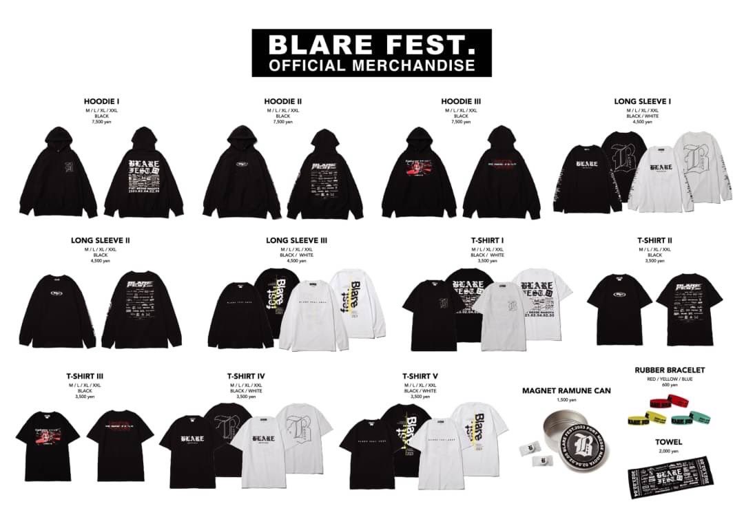 collectivejp's tweet photo. 【#BLAREFEST2023 &amp; #coldrain NEW MERCH】

明日11日(土)18:00〜事後通販の実施決定！
[受付期間：2月14日(火) 23:59まで]

https://t.co/DEVd6yiusf
事前公開のためSOLD OUT表記です

※3月中旬〜下旬順次発送予定
※商品により数に限りがございます
※BE@RBRICKのみ会場でも販売予定
#ブレアフェス https://t.co/kzjCB1NubK