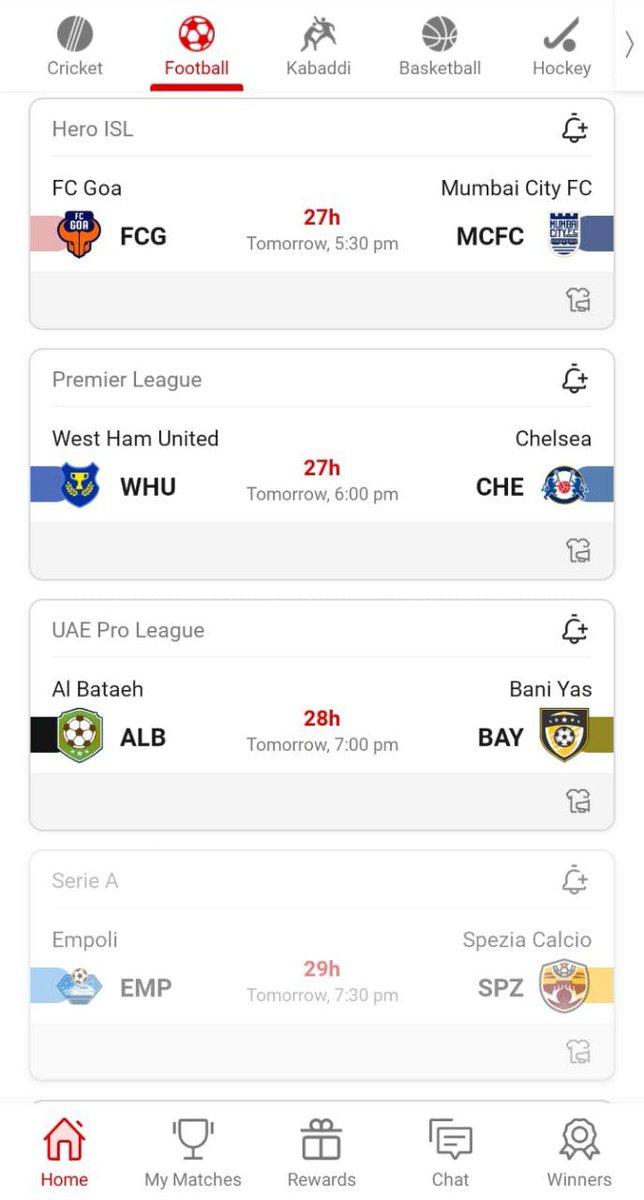 JarvizOfficial's tweet photo. @harshjain85 @Dream11 Tomorrow There are 25 football Matches.. Atleast Give 15 Matches first Prize 50K-1L..No use of adding these matches, if you give GL of 5500 or 9500 ..Don't waste users time by giving shit GL..You Guys are top in India..So Kindly add Good GL please #Dream11 https://t.co/R63hiulB6C