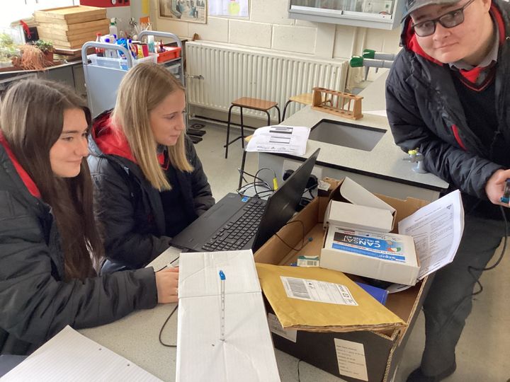 CFionnchua's tweet photo. TY students have been working on their CanSat project. This is an initiative of the European Space Agency that challenges students from all over Europe to build and launch a mini satellite the size of a soda can. #TYactivities #STEM #innovativestudents #weareCETB @CorkETB https://t.co/5SRUKWj6ro