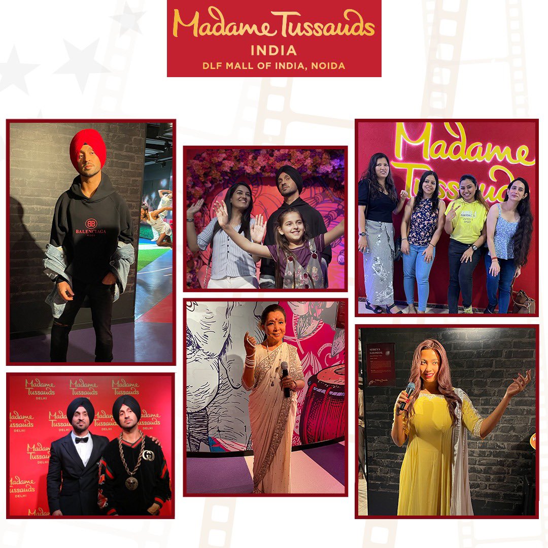 Capturing  'melodious' moments at Madame Tussuads! Click, sing and enjoy for a sublime experience! 

Book your tickets now! 
Visit- bit.ly/3d0TmsR

#MadameTussauds #BookTickets #Engagement #MadameTussaudsIndia #Bollywood #Cricket #WaxMuseum