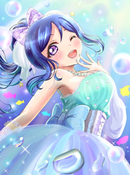 一昨年の果南ちゃん!今でもお気に入り #みなさん2年前の今頃はどんな絵描いてましたか 