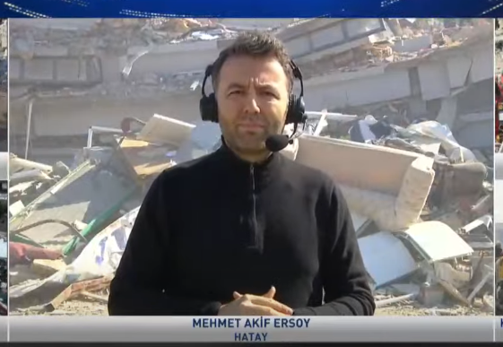 Mehmet Akif Ersoy (HT):

"Deprem kader değildir. Burada şu an kader nedir biliyor musunuz. Yüzlerce vinç geliyor, şehre giriyor. Yüzlerce bina arasından bir bina seçiyor. İşte o kader. Bir bina arkasında belki daha fazla insan bekliyor. Kader bizim seçtiklerimizde"