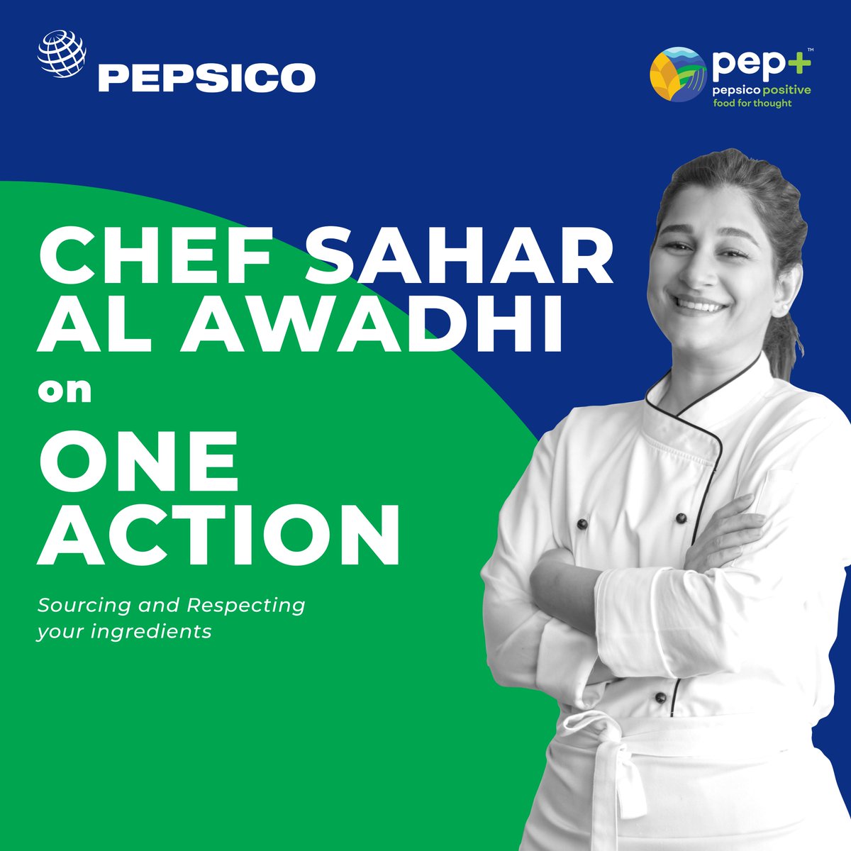 PepsiCoMidEast's tweet photo. On this week's #PepsiCo #FoodForThought #OneAction podcast, Chef Sahar Al Awadhi, the first female Emirati pastry chef in the region, explains how chefs can play a vital role in the value chain.
Episode is now live on Apple Podcasts, Spotify & Anghami!
https://t.co/n5wS40wWSr https://t.co/Coj0mXEkub