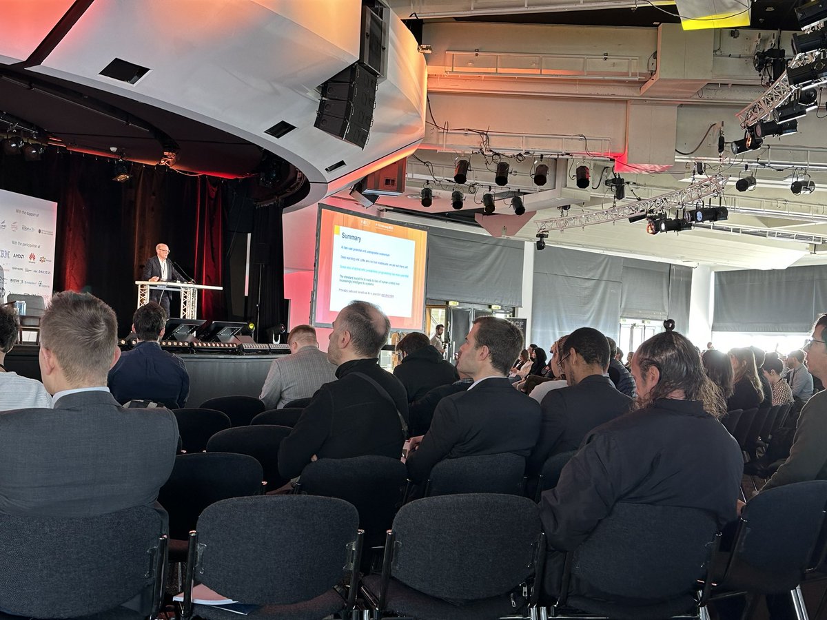 CarstenKraus's tweet image. If we want to control #GeneralAI, we have to avoid controlling it with KPIs. Instead, we need to play an „Assistance Game“ (#gametheory), where the machine knows it wants to do us good, but has to find out itself how to do this best
(Summary of Stuart Russell speech on #WAICF23)