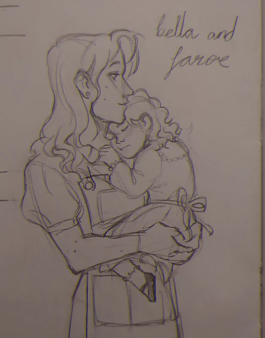 good morning today's contribution to the malevolent brainrot is a sketch of these two, please enjoy 