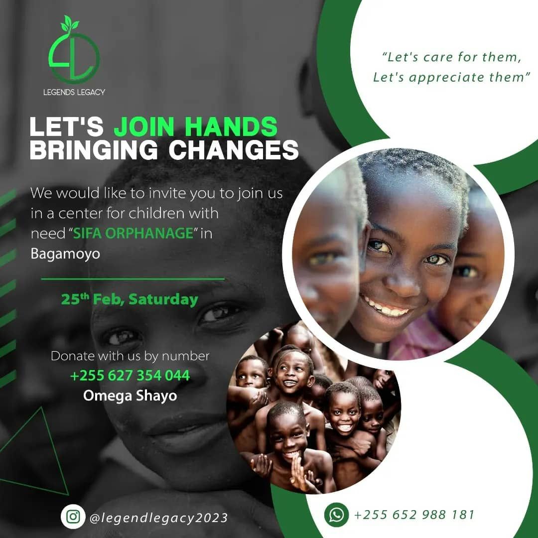 Let's Join hands helping those in need, let's unit and make changes.

#volunteers #4charity
#donate #nonprofit #charity
#Africa #activism