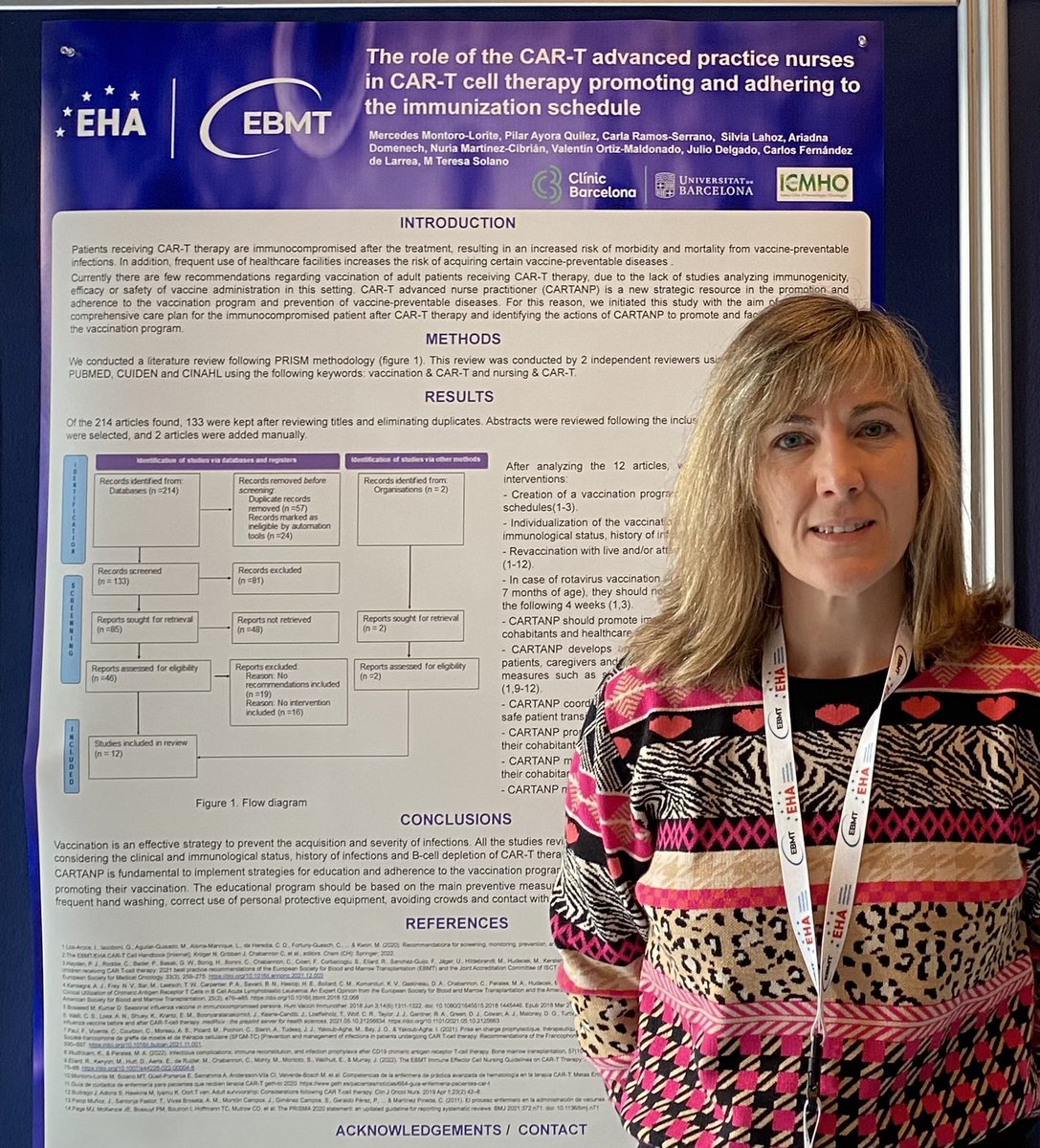 The role of the CAR-T advanced practice nurse in promoting and adhering to the immunization schedule #PilarAyora @_TeresaSolano <a href="/galahsi/">Sílvia</a>  #CarlaRamos #CART23 #AriadnaDomenech <a href="/hematoclinicbcn/">Hematologia Hospital Clínic Barcelona</a>