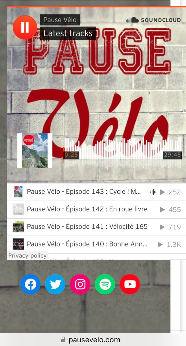 Merci @PauseVelo 
Avec Guillaume Berney
<a href="/be_velosophe/">Velosophe</a> 
Victor Juste
cyclemagazine.fr/c20/
pausevelo.com