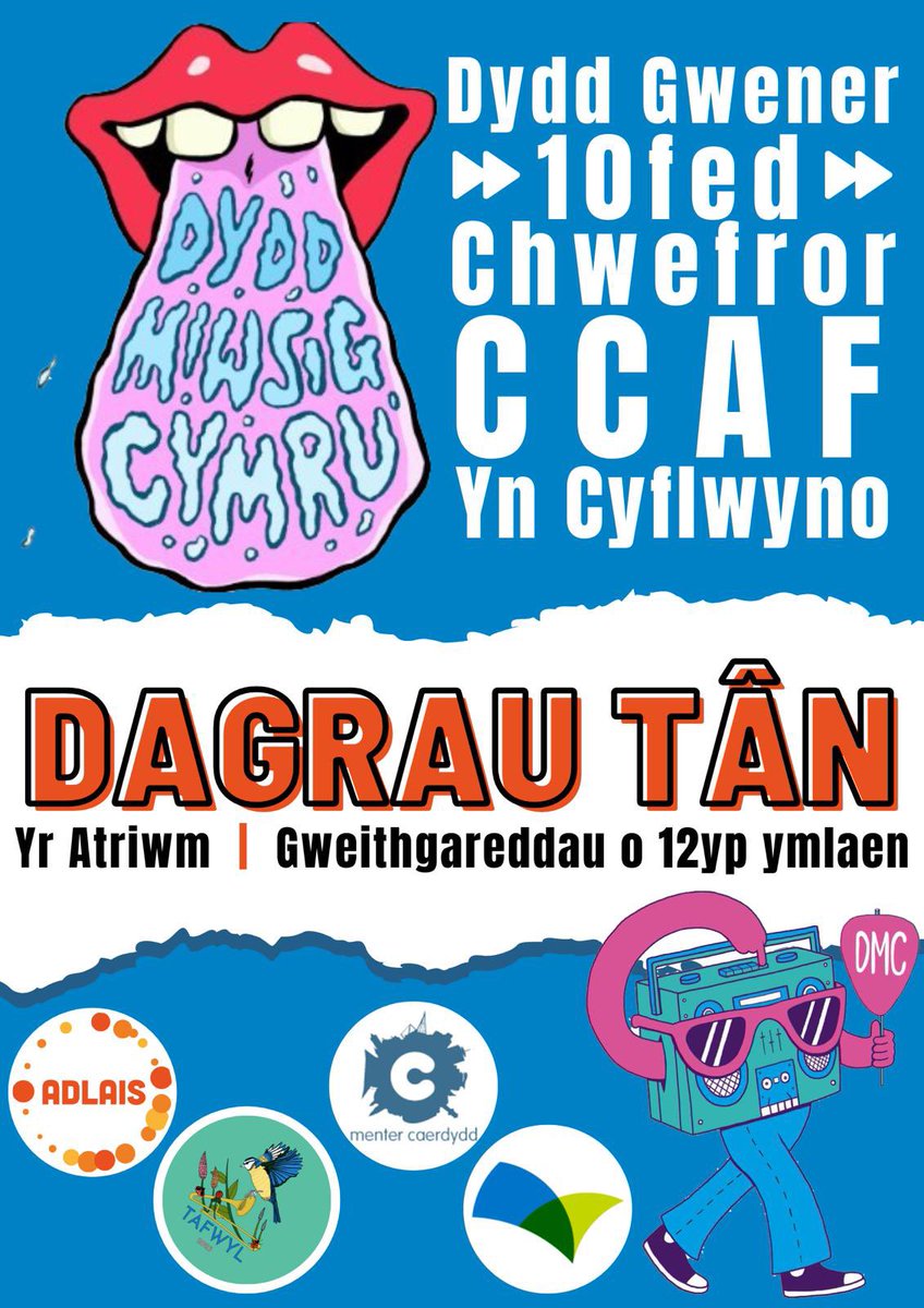 adlais_cavc's tweet photo. Dewch i ddathlu #DyddMiwsigCymru @CAVC Gig o 12yp gyda stondin gwybodaeth #Tafwyl Join in our celebrations, lunchtime gig plus information stall with Tafwyl 🎶 🏴󠁧󠁢󠁷󠁬󠁳󠁿@MenterCaerdydd https://t.co/53hm0yfbdF