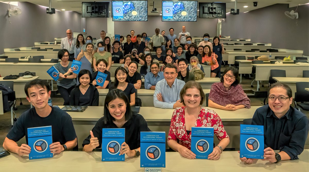 KarinaDancza's tweet photo. Thank you to all who supported the @singaporetech launch of Supervision for Occupational Therapy: Practical Guidance for supervisors and supervisees! Great to see that people from other health professions & industries are also interested in the value of supervision #3CSupervision https://t.co/AlNlx7PWIy