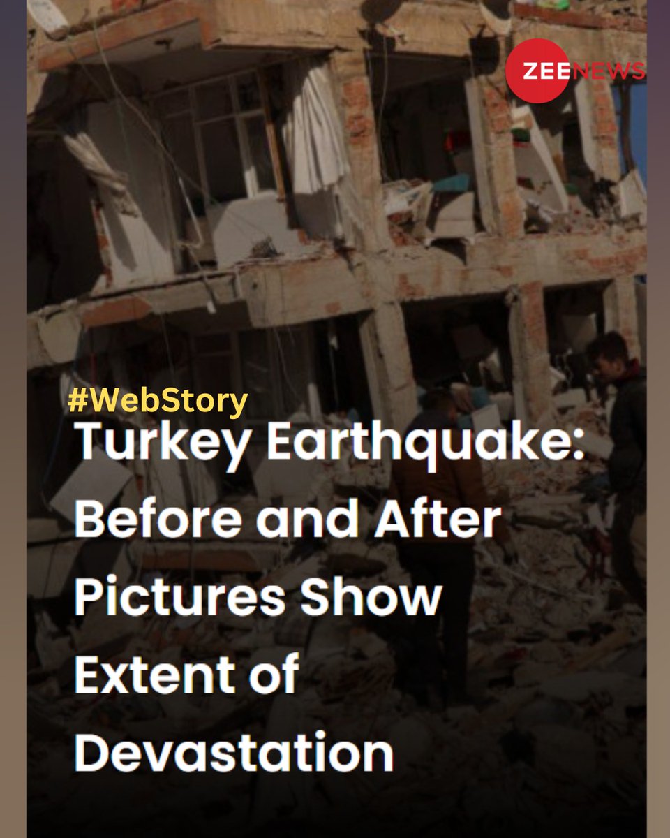 Turkey earthquake before and after pictures show extent of devastation