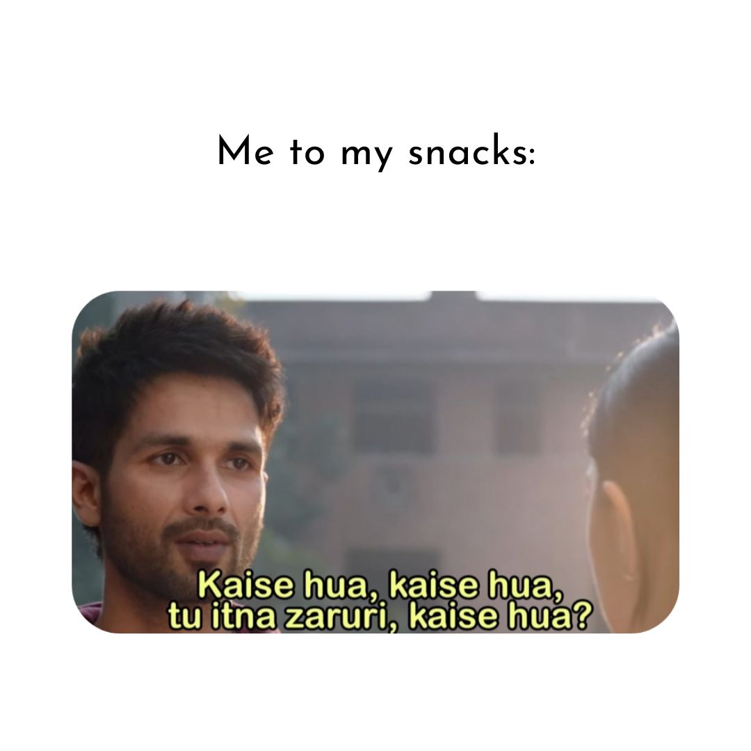 nutroyumm's tweet photo. nobody knows ๐
#ShahidKapoor #nutroyumm #memes๐ #meme #memes #memesdaily #funnymeme #funnymemesdaily #snackmeme #snackmemes #snacksmeme #foodiememes https://t.co/ZCltyOG6gR