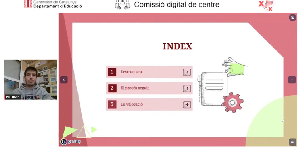 SEBaixEmporda's tweet photo. 📢L'ESC Torres Jonama de Palafrugell, a través del seu coordinador digital @pau_ubric, explica el pla d'acollida digital del centre a la subxarxa d'estratègia digital de centre @ColladoVila @SEiXarxes @jfeliua  @culturadigicat 👇👇
https://t.co/VrK0PQJPXi https://t.co/MYTtgsaBqI