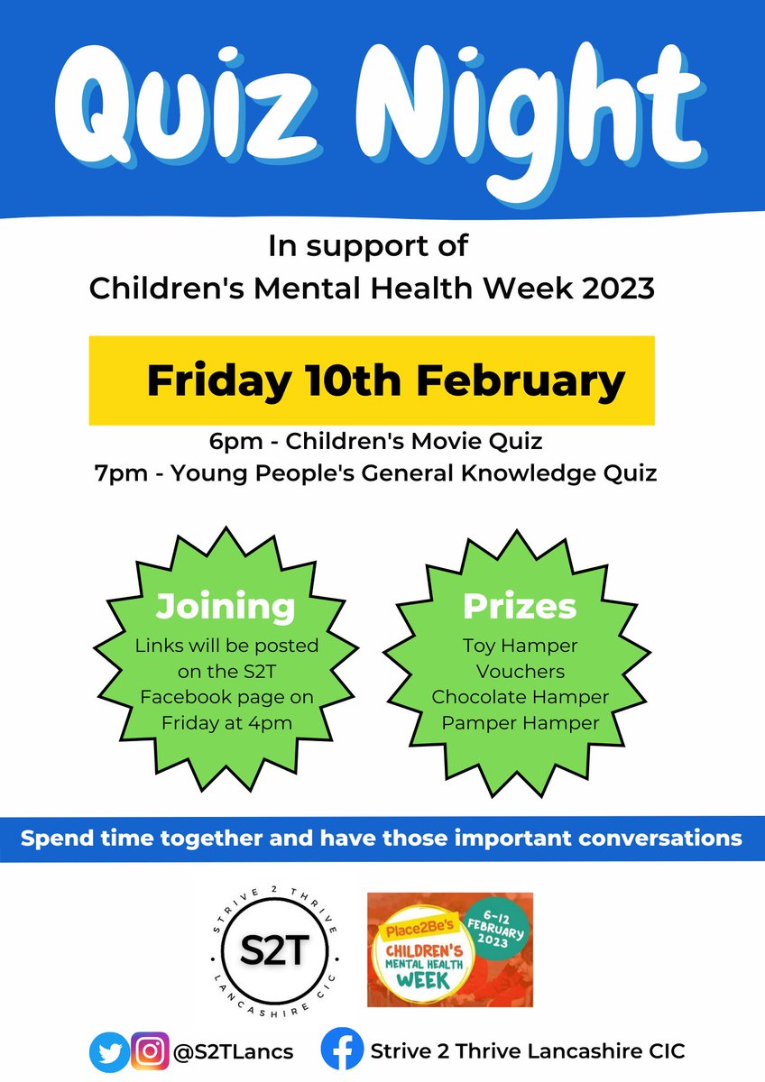 Strive 2 Thrive Lancashire CIC tweet media