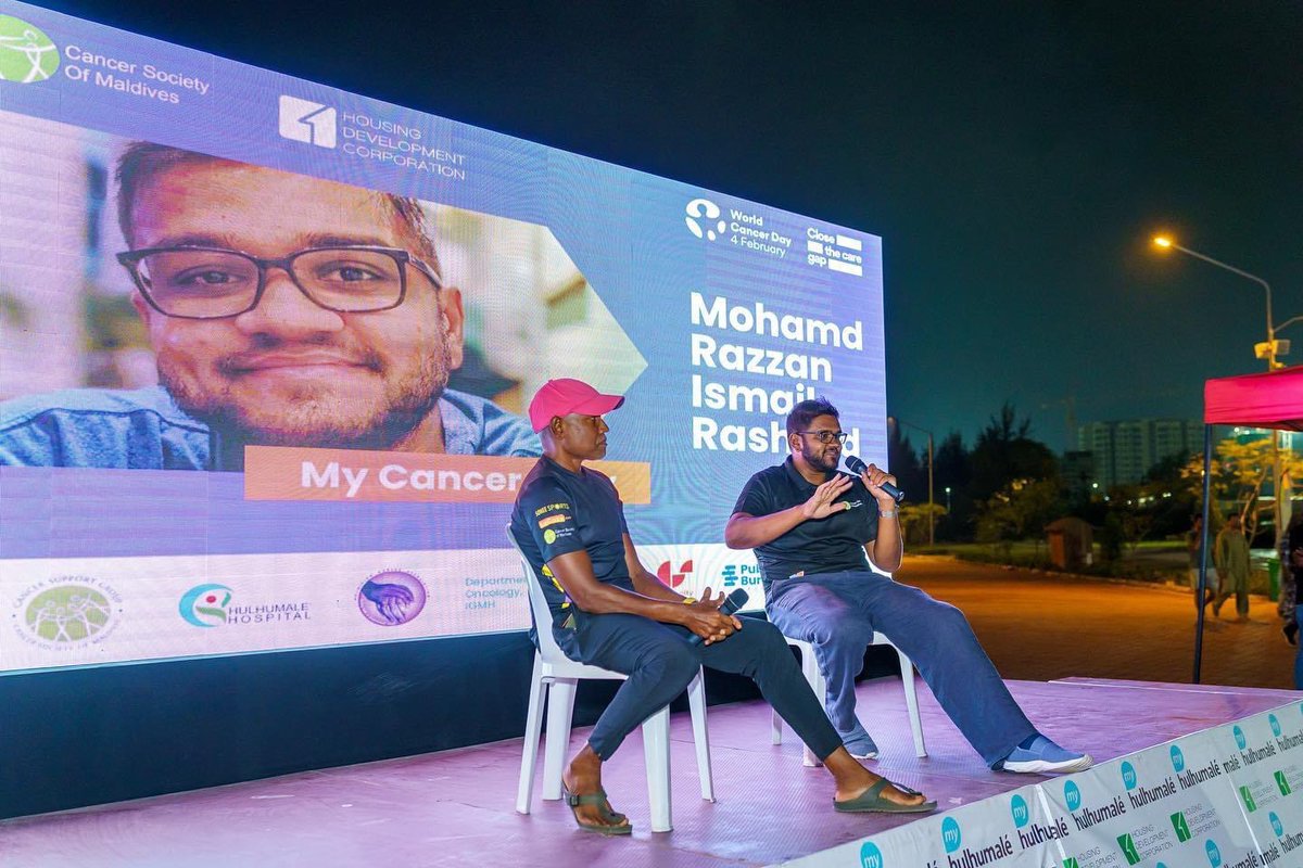 CancerSocietyMV's tweet photo. At our #WorldCancerDay event we had a #CancerTalk segment focusing on experiences of cancer patients. The topics included “How to talk to someone with cancer”, “How cancer changed me” and cancer stories of 2 patients. 

#CloseTheCareGap @uicc https://t.co/7BngbhRXLA