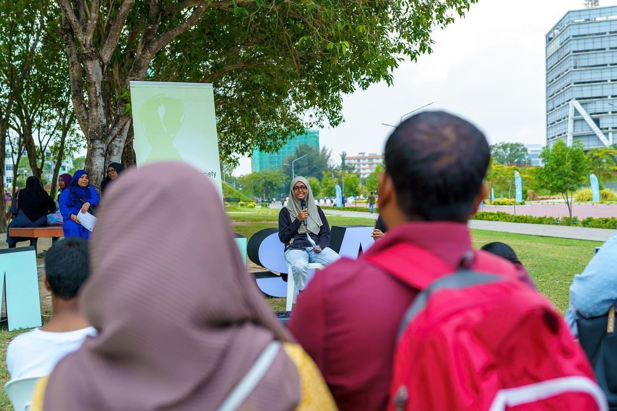 CancerSocietyMV's tweet photo. At our #WorldCancerDay event we had a #CancerTalk segment focusing on experiences of cancer patients. The topics included “How to talk to someone with cancer”, “How cancer changed me” and cancer stories of 2 patients. 

#CloseTheCareGap @uicc https://t.co/7BngbhRXLA