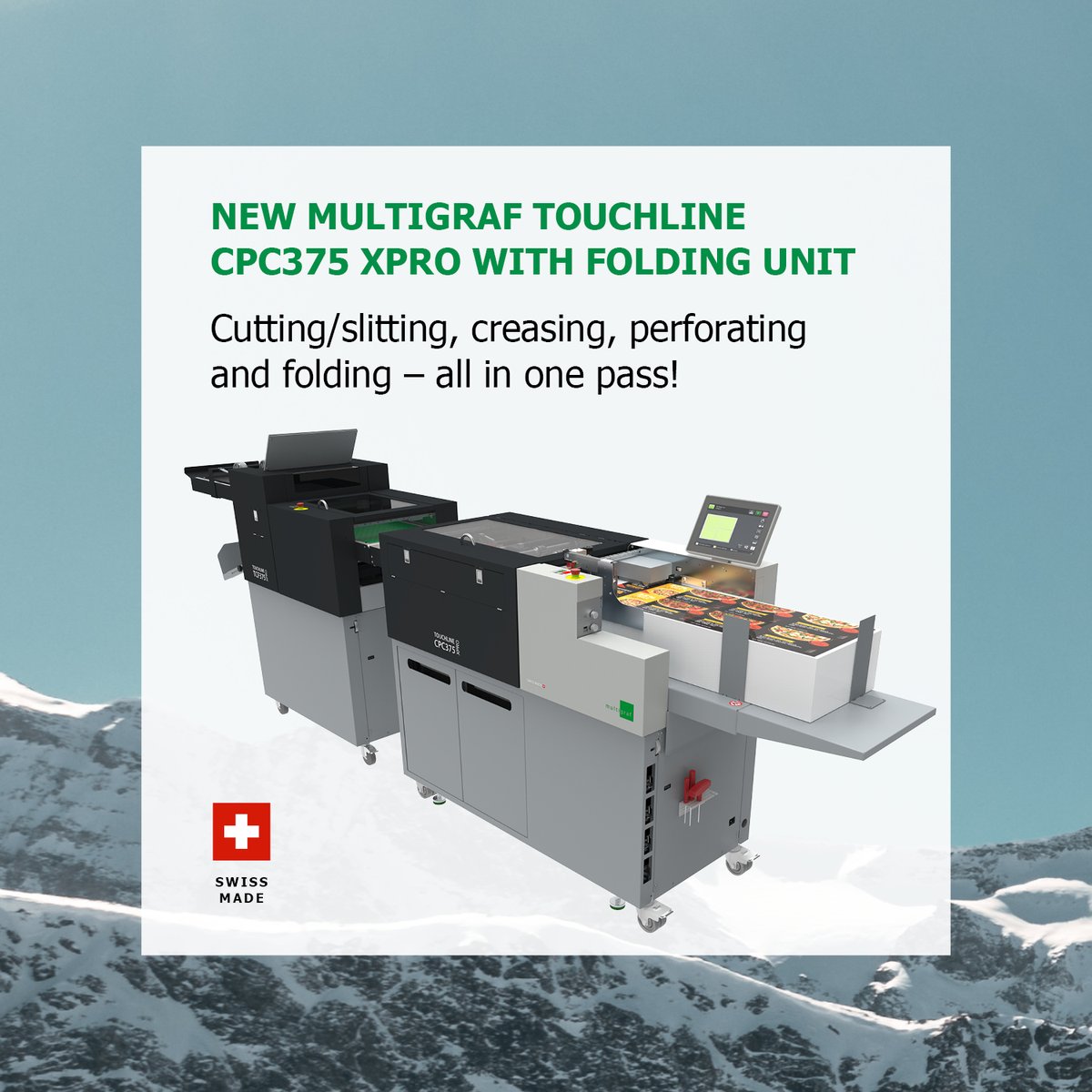 multigraf_swiss's tweet photo. Soon the exhibition "Hunkeler Innovationdays" will take place again...
#touchline #swissmade #multigraf #hid23 #lucerne #printfinishing https://t.co/fhKV7Z2mRv