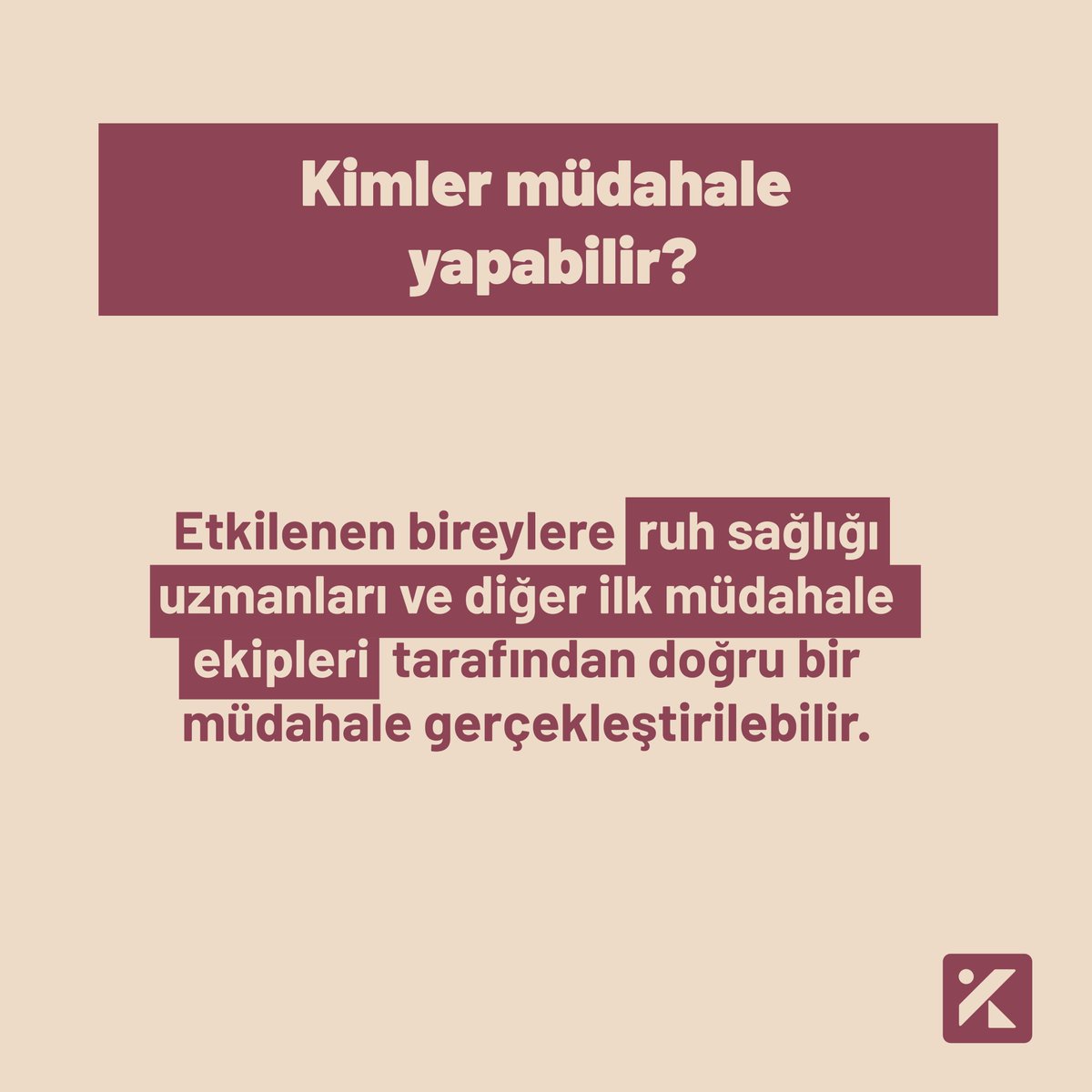 kidologcom's tweet photo. Psikolojik İlk Yardım nedir?
Psikolojik ilk yardımın amacı, afet sonrasında bir bireyin acil endişelerini, ihtiyaçlarını değerlendirmektir ve yerinde tedavi sağlamak değildir. https://t.co/skNiuVDxeF