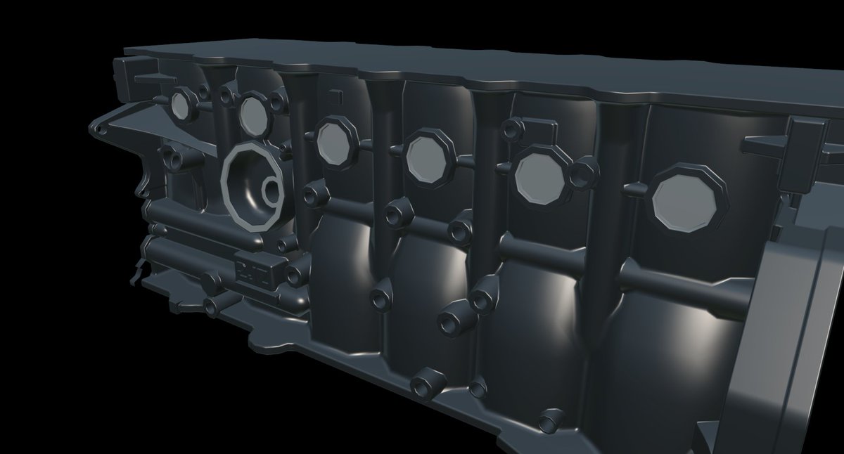 ApeBob's tweet image. #2jz #engineblock #3dmodeling #3dcg