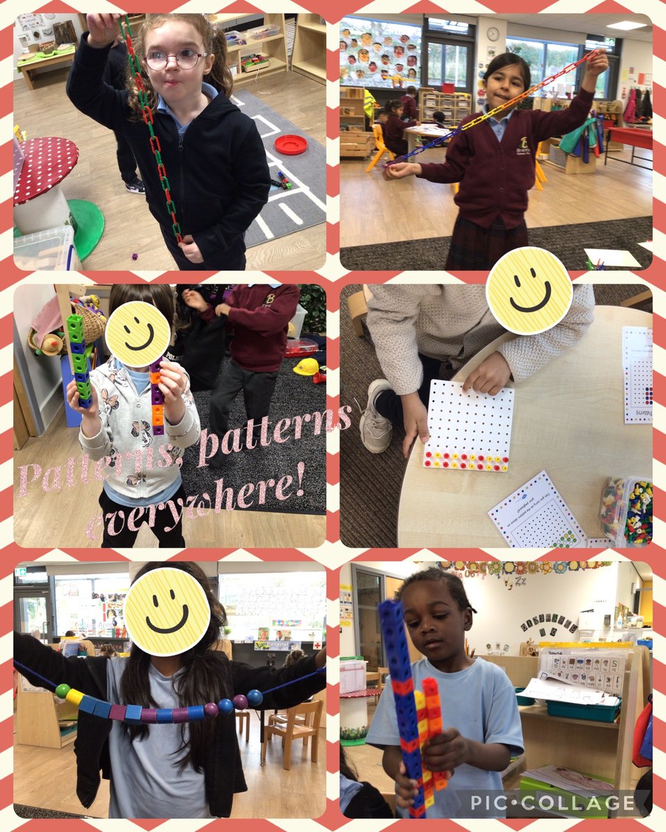 BramblesEYFS's tweet photo. The children in Reception have had lots of fun making patterns in class. They have been using different resources around the classroom to create their own!
#bramblesmaths #creativepatternmaking https://t.co/Wmi4ajZbdY