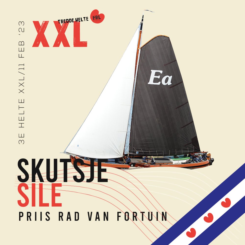 HarkemaseBoys's tweet photo. Saterje 11 febrewaris: 3e helte XXL Fryslan!
Mei in bytsje gelok winst moarn in prachtiche priis yn de foarm fan in deike skûtsjesilen.
#radvanfortuin #fryskefreed https://t.co/ki0nn6CbH5