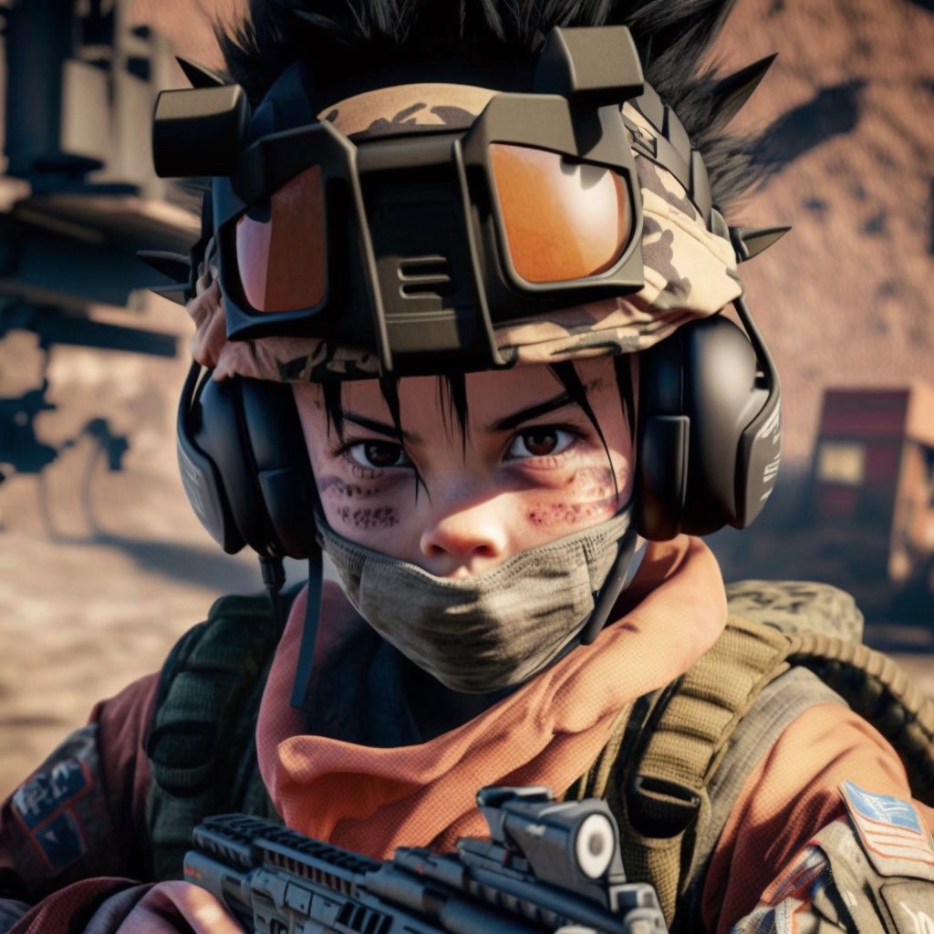 Midjourney_FR's tweet photo. Avez vous déjà vu Songoku enfant dans Call of Duty Warzone? 
#Goku #CallofDuty #Warzone #DragonBall 

#iA #Ai #AIArt #midjourney #midjourneyAi #midjourneyV4 #midjourneyart #midjourneyartwork #Art #PP #Wallpaper https://t.co/FHs4eNduB8
