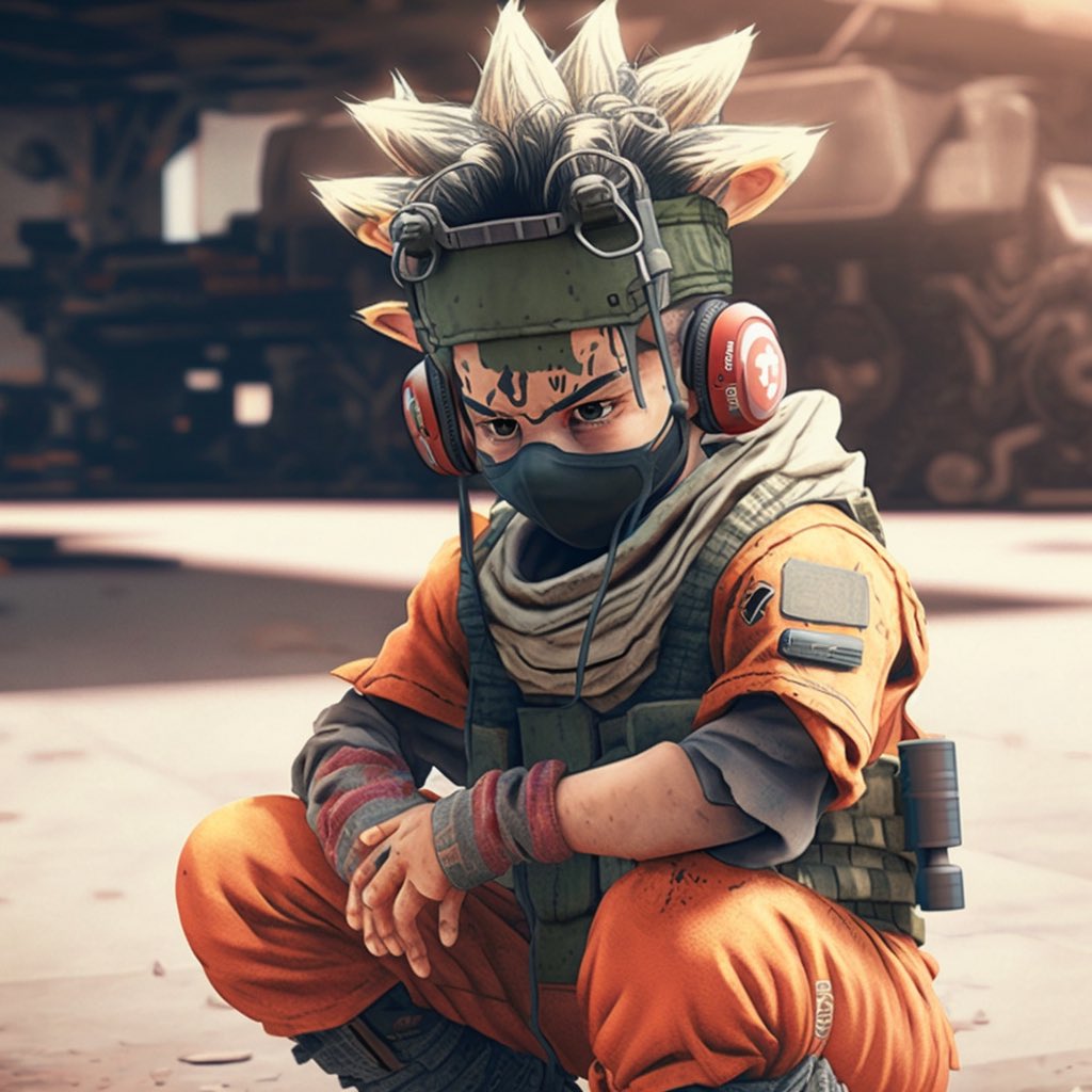 Midjourney_FR's tweet photo. Avez vous déjà vu Songoku enfant dans Call of Duty Warzone? 
#Goku #CallofDuty #Warzone #DragonBall 

#iA #Ai #AIArt #midjourney #midjourneyAi #midjourneyV4 #midjourneyart #midjourneyartwork #Art #PP #Wallpaper https://t.co/FHs4eNduB8