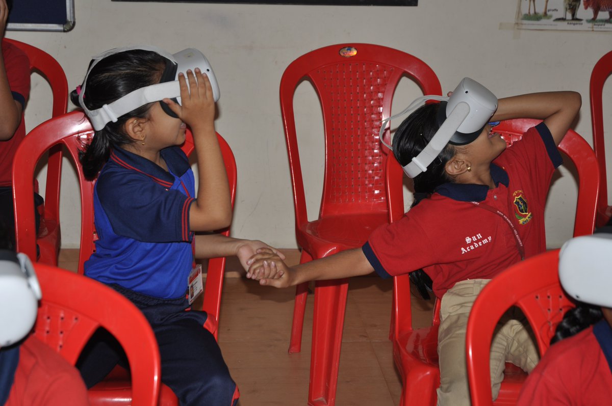 vremerge's tweet image. Brilliant VR EMERGE session at @sanacademyofficial School! It was great fun exploring the possibilities of #virtualrealitygames

VR EMERGE INDIA PVT. LTD
+91 81109 11110
vremerge.com
#vr #virtualrealityexperience #Metaverse