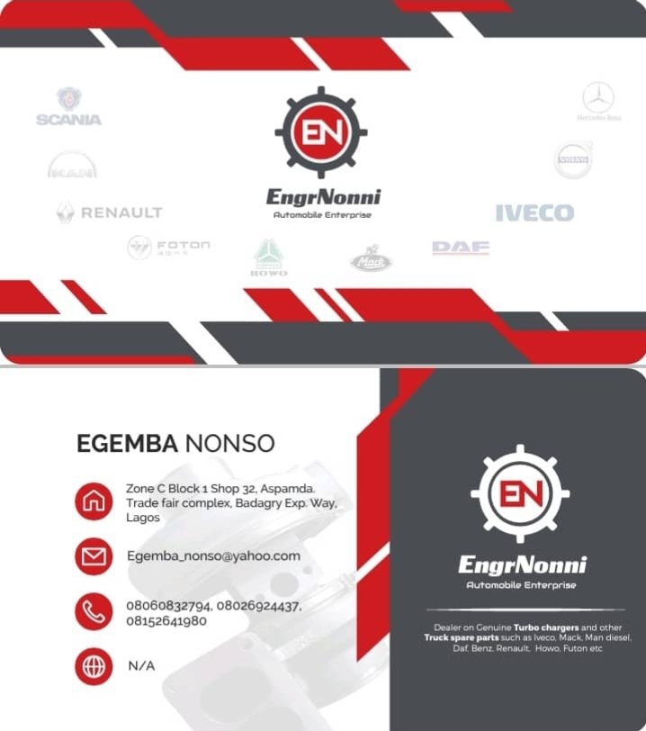 engrn_nonni's tweet photo. Please patronise my business. I deal on Original Turbo chargers and other spare parts for trucks( Howo, DAF, Actross, Benz, Man, scannia, Mack, Renault, iveco, Volvo) caterpillars, Cummins and Perkins engines, John Deere, Doyle, Bus and other earth moving machines. https://t.co/aHFzvarvYW