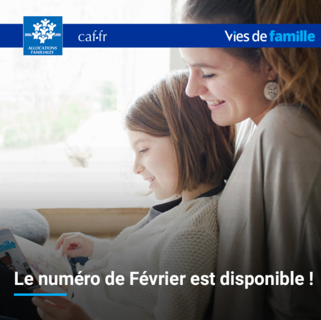 #VendrediLecture 

Le nouveau numéro de Vies de Famille est sorti !
 
Au sommaire :
✅Internet et ses dangers pour les enfants
✅Comment bénéficier de la Prime d'activité ?
✅Quel accompagnement face à des difficultés à payer son loyer

Retrouvez-le sur 
kiosque-viesdefamille.fr