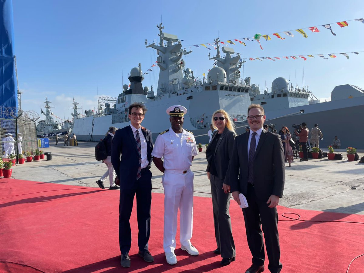 usconsulatekhi's tweet image. Consul General Nicole Theriot attended AMAN-23 Opening Ceremony. It is encouraging to see the level of maritime cooperation among countries and the collective commitment to security and stability in the region. #AMAN2023 #USPAK #USinPAK