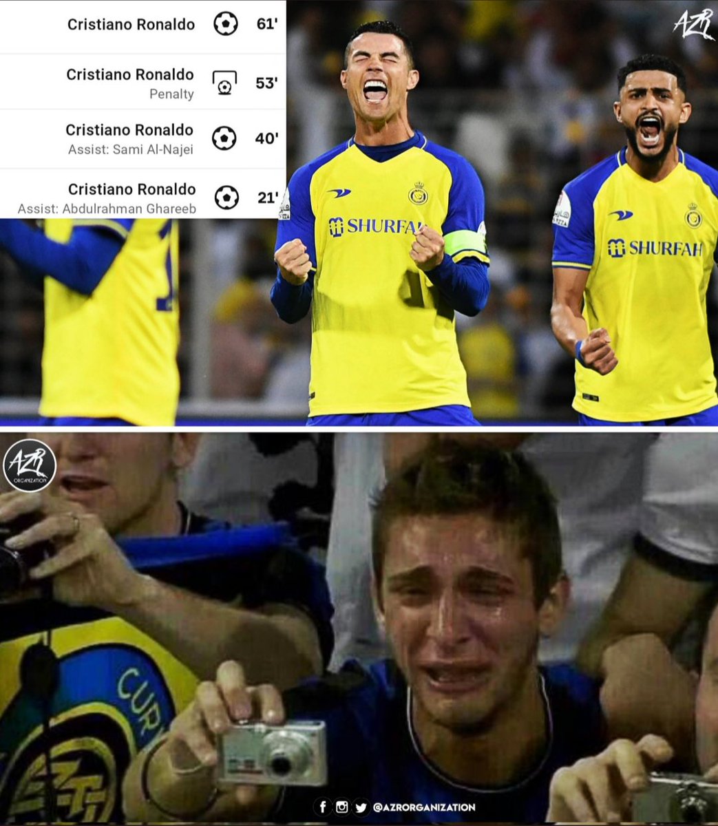 e7ernamente's tweet photo. ESTE CHICO LLORANDO DE LA EMOCIÓN FUIMOS TODOS AYER AL VER A CRISTIANO RONALDO MARCAR ⚽⚽⚽⚽ A LOS 38 AÑOS 🥲❤️ https://t.co/E0mHunmGHB