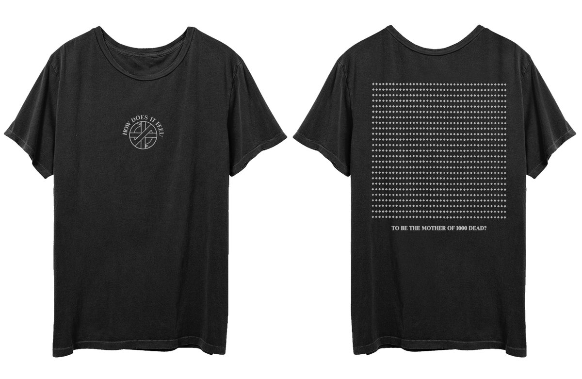 steveigs's tweet photo. HOW DOES IT FEEL?
All our t-shirts have the Ignorant label and are organic, ethical &amp; climate neutral. Designed by #fleshandbonedesign and printed by #carryonscreening using solar powered energy.
#davidking designed the Crass symbol. 
https://t.co/Sgro1QVRg2 https://t.co/mPACn74ZlX